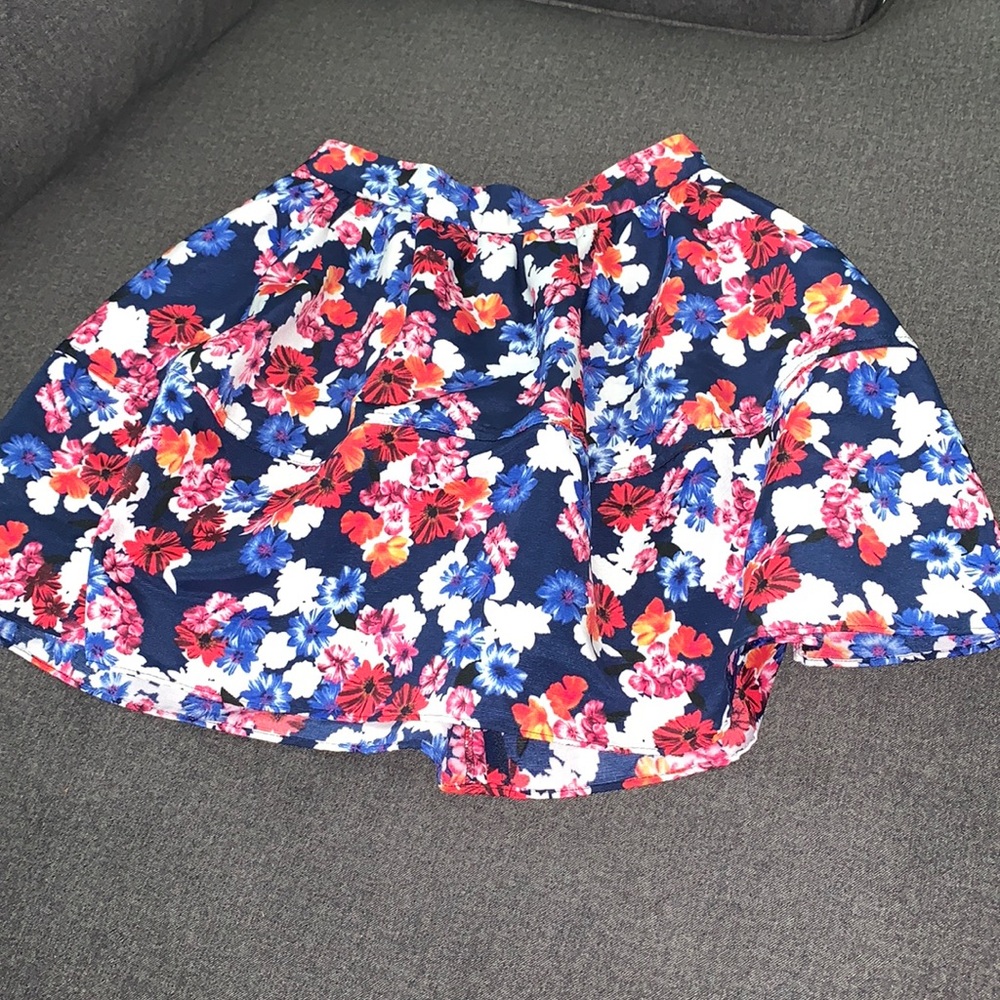 Express Floral Skirt - 0